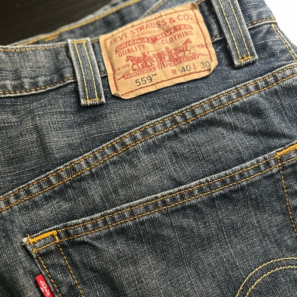 Levi’s 559 Jeans, Relaxed/Straight leg, 40x30